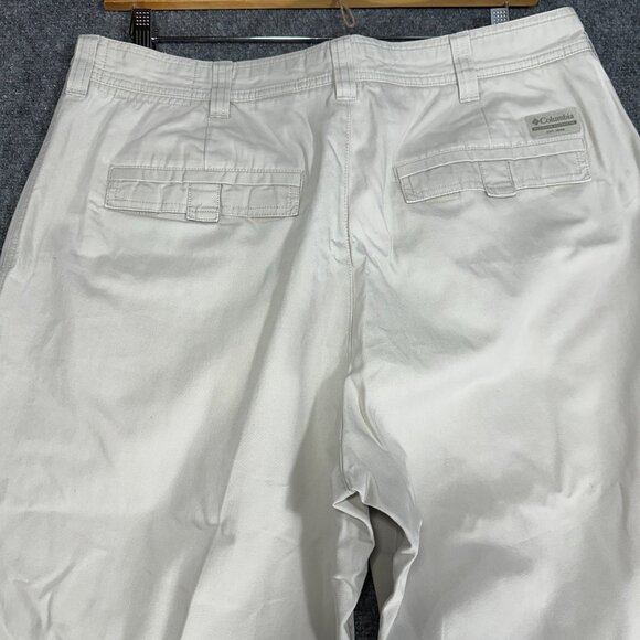 Columbia Pants Mens 36 Authentic Issue Flat Front Straight Leg Cargo Pockets - Picture 8 of 9